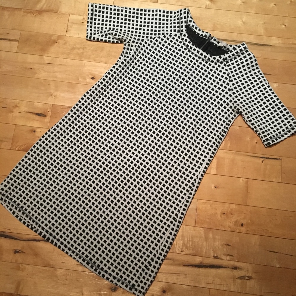 Zippered Shift Dress
